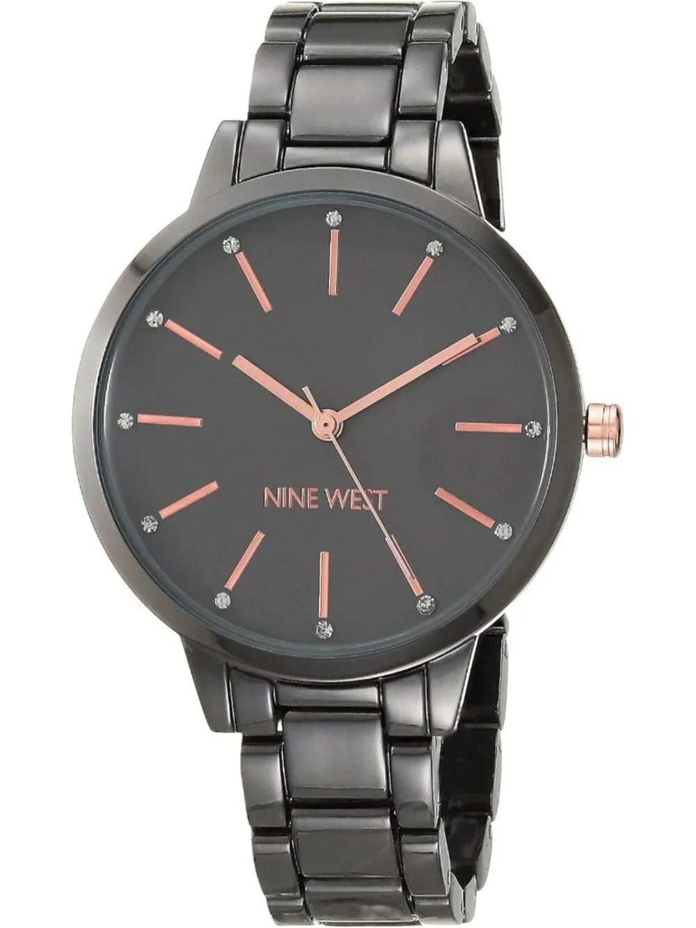 Elegant Crystal Accented Women's Bracelet Watch - Stylish Timepiece for Any
